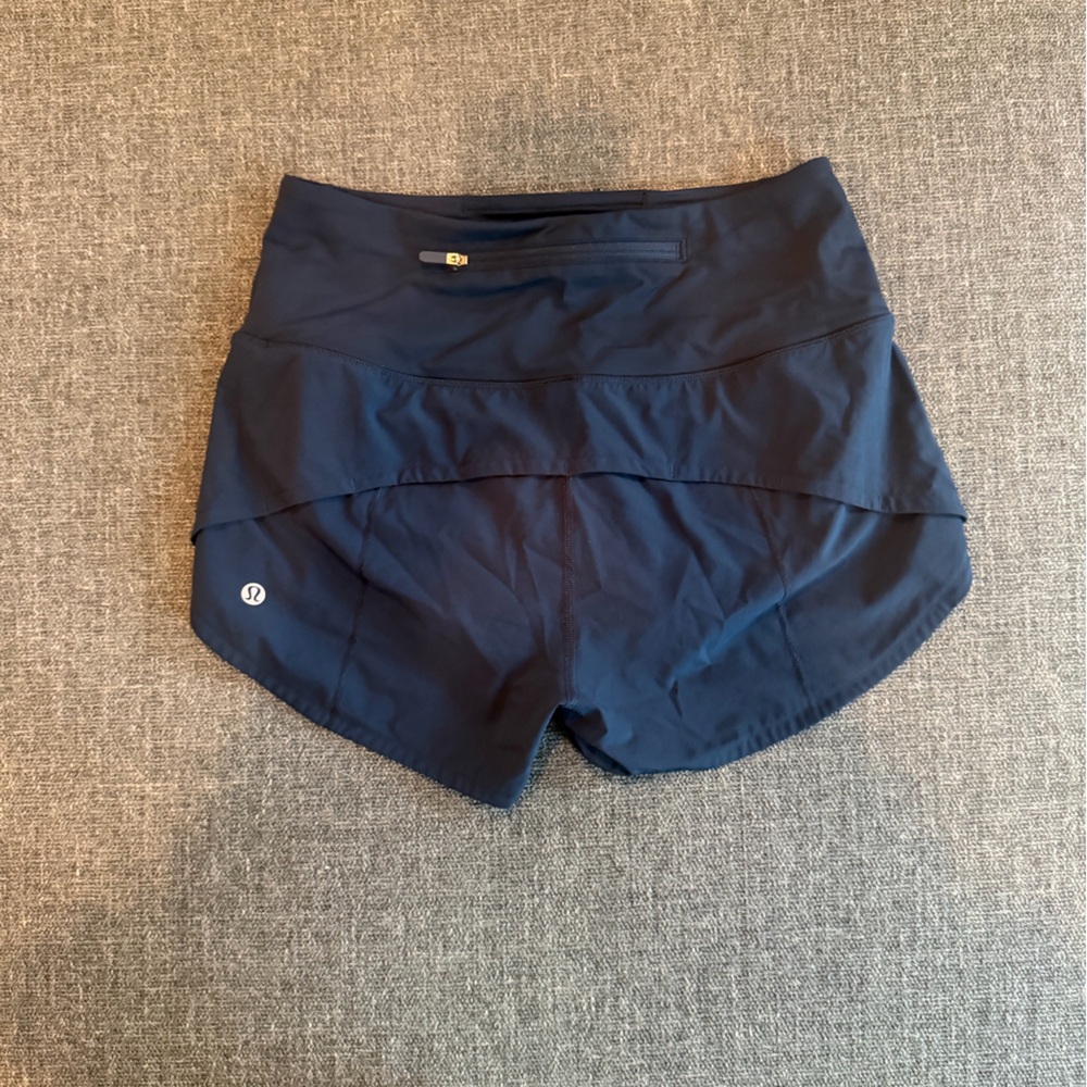 lululemon athletica Navy Athletic Running Shorts